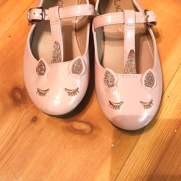Children's Place Pink Unicorn Shoes sz 11 nwot - Picture 3 of 6